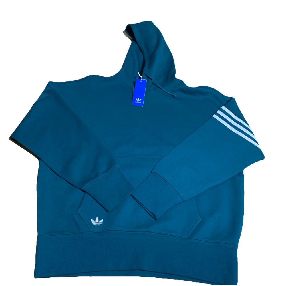Adidas Hoodie NEU C HD 3 Stripes Trefoil Kangaroo Sweatshirt JF9140‎ Size M Men
